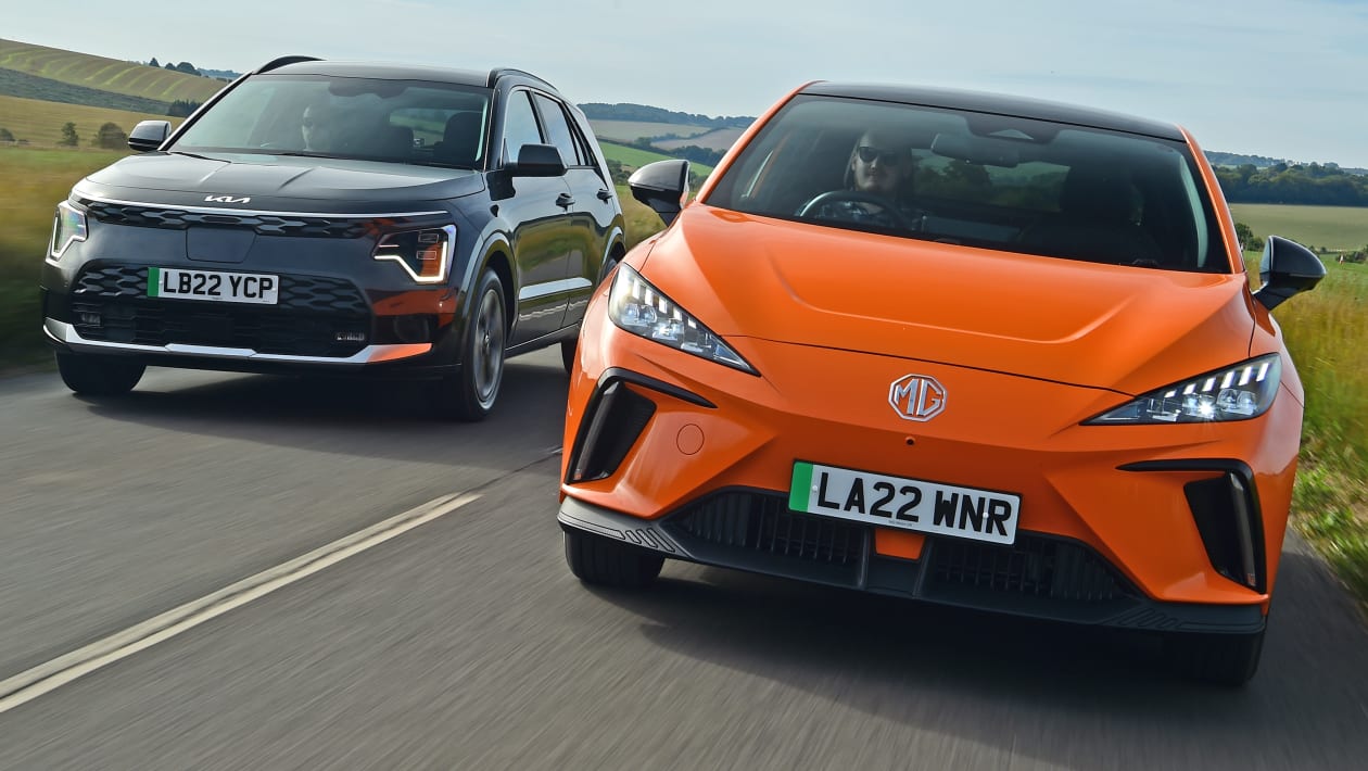 MG4 EV vs Kia Niro EV verdict and specifications DrivingElectric